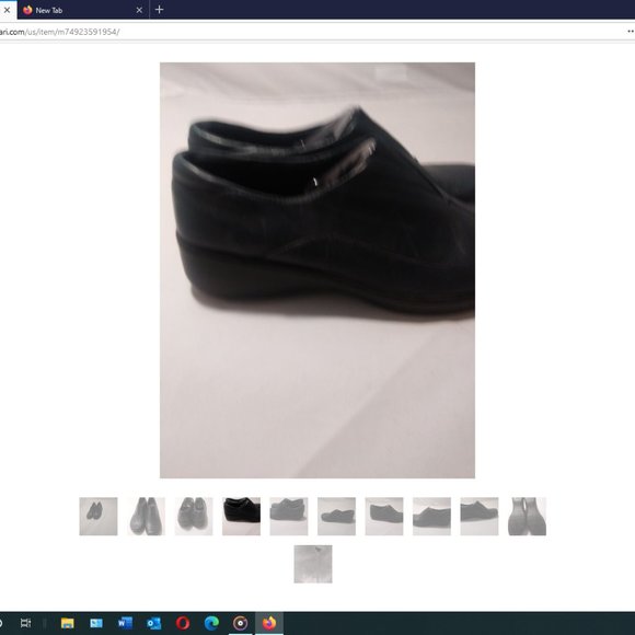 Easy Spirit Leather Esandreas Dark Blue shoes - Picture 4 of 10